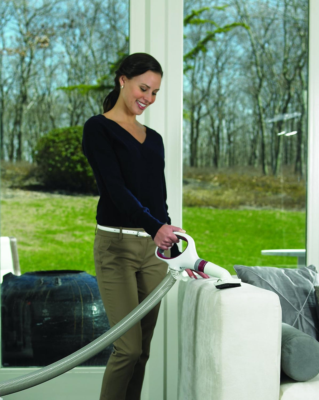 Shark NV501 Rotator Vacuum - Professional Lift-Away with HEPA Filter & LED Headlights | White/Red