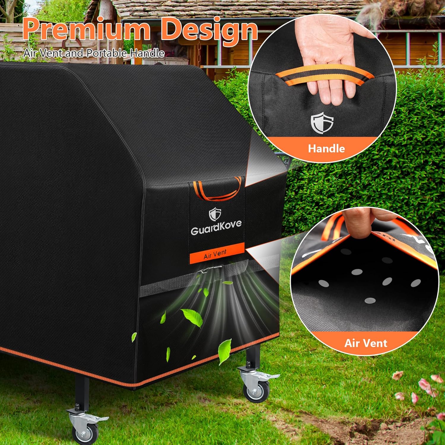 Blackstone Griddle Cover - Heavy Duty 1000D Waterproof Grill Protection | Fits 36" 4-Burner Models