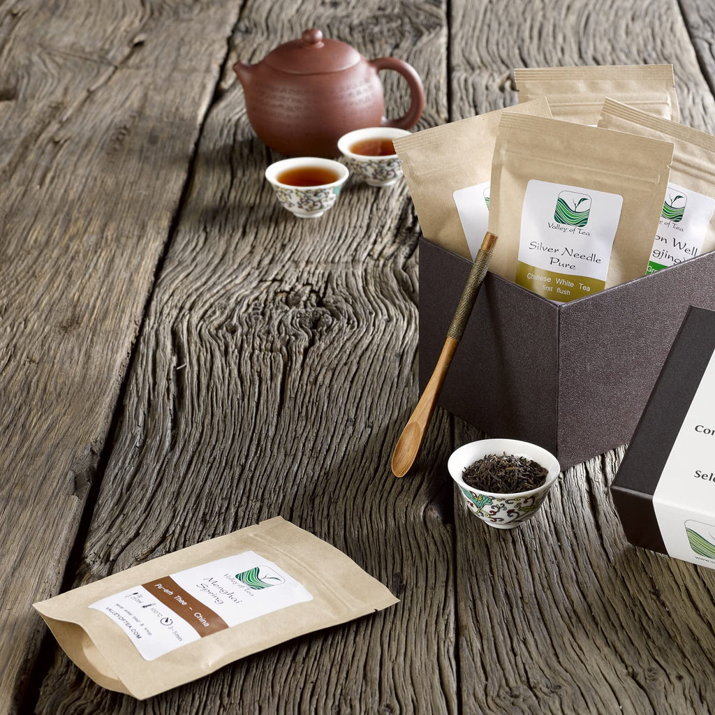 Tea Lovers Gift Basket Connoisseurs - Luxury Loose Leaf Tea Variety Pack - Specialty Teas Gift Box - Luxury Assortment of Tea Samplers - Samples Loose Leaf Tea Gift Set Tea Sampler Gift Set