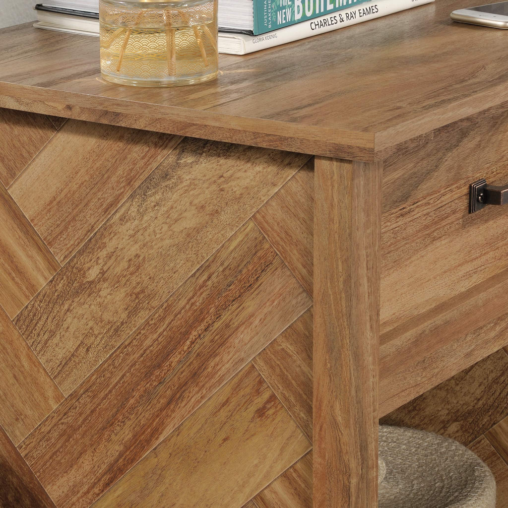 Sauder Cannery Bridge Night Stand with Spacious Drawer, Nightstand for Bedroom, Sindoori Mango Finish