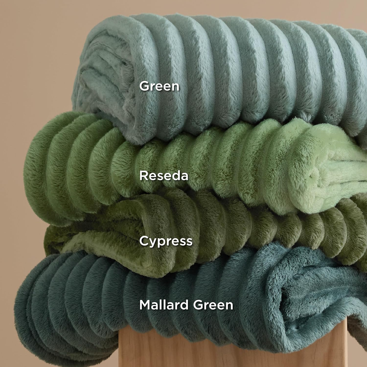 Bedsure GentleSoft Fleece Blanket - Cozy Sage Green Throw for Couch, Perfect 50x70 Inches Size