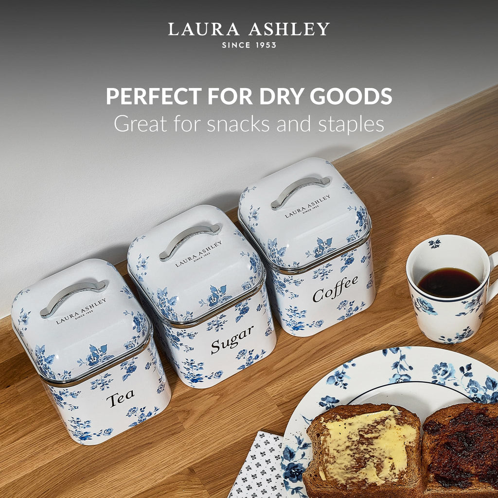 Laura Ashley VQ 3pc Canister Set - China Rose