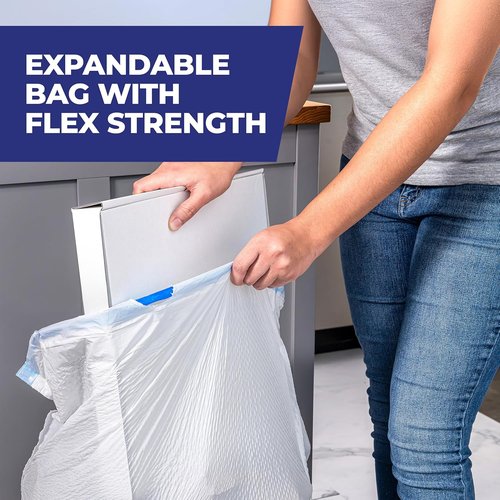 Hefty Ultra Strong 13 Gallon Trash Bags - Drawstring Closure with Continuous Odor Control | Citrus Twist Scent, 110 Count