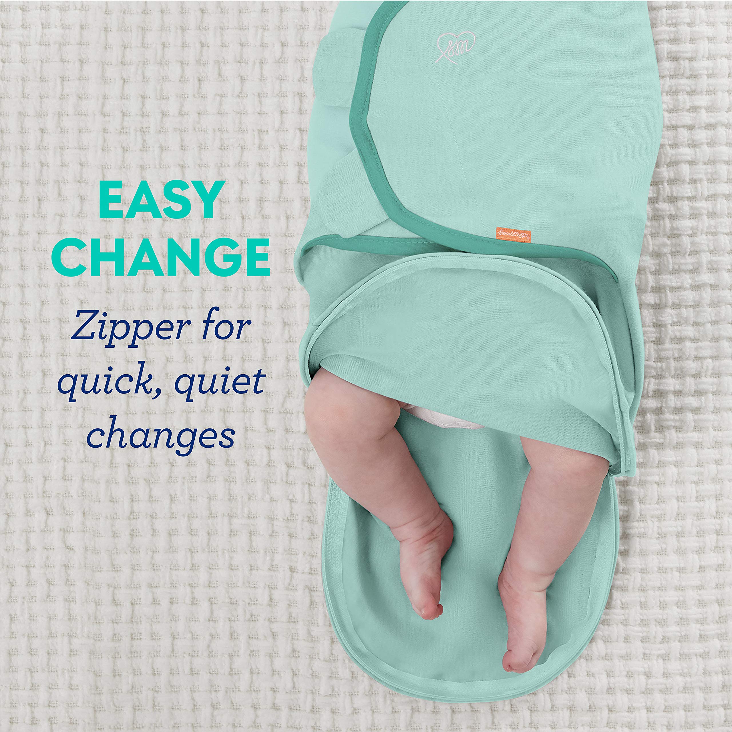 SwaddleMe Easy Change Swaddle – Size Small/Medium, 0-3 Months, 2-Pack (Unicorn Universe)