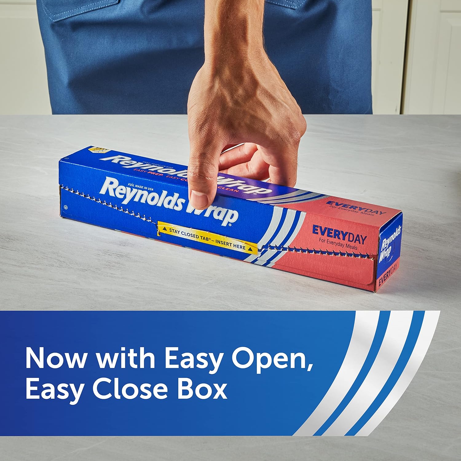 Reynolds Wrap Aluminum Foil Roll - Everyday Strength, Freezer & Grill Safe, 12" Wide, 100 Sq. Ft.