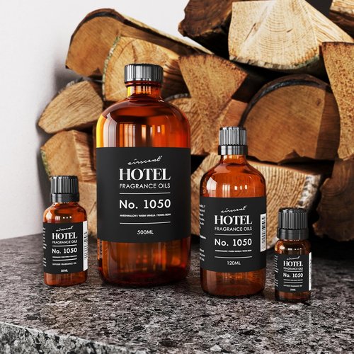 AirScent Warm Vanilla Diffuser Oil No. 1050 - Marshmallow & Tonka Bean - Premium Fragrance for Ultrasonic Diffusers - 10 mL Dropper Bottle