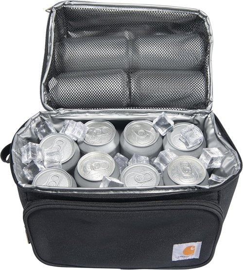 Carhartt Camping Cooler - Durable Soft Shell Lunch Bag for Work & Everyday Use | Black