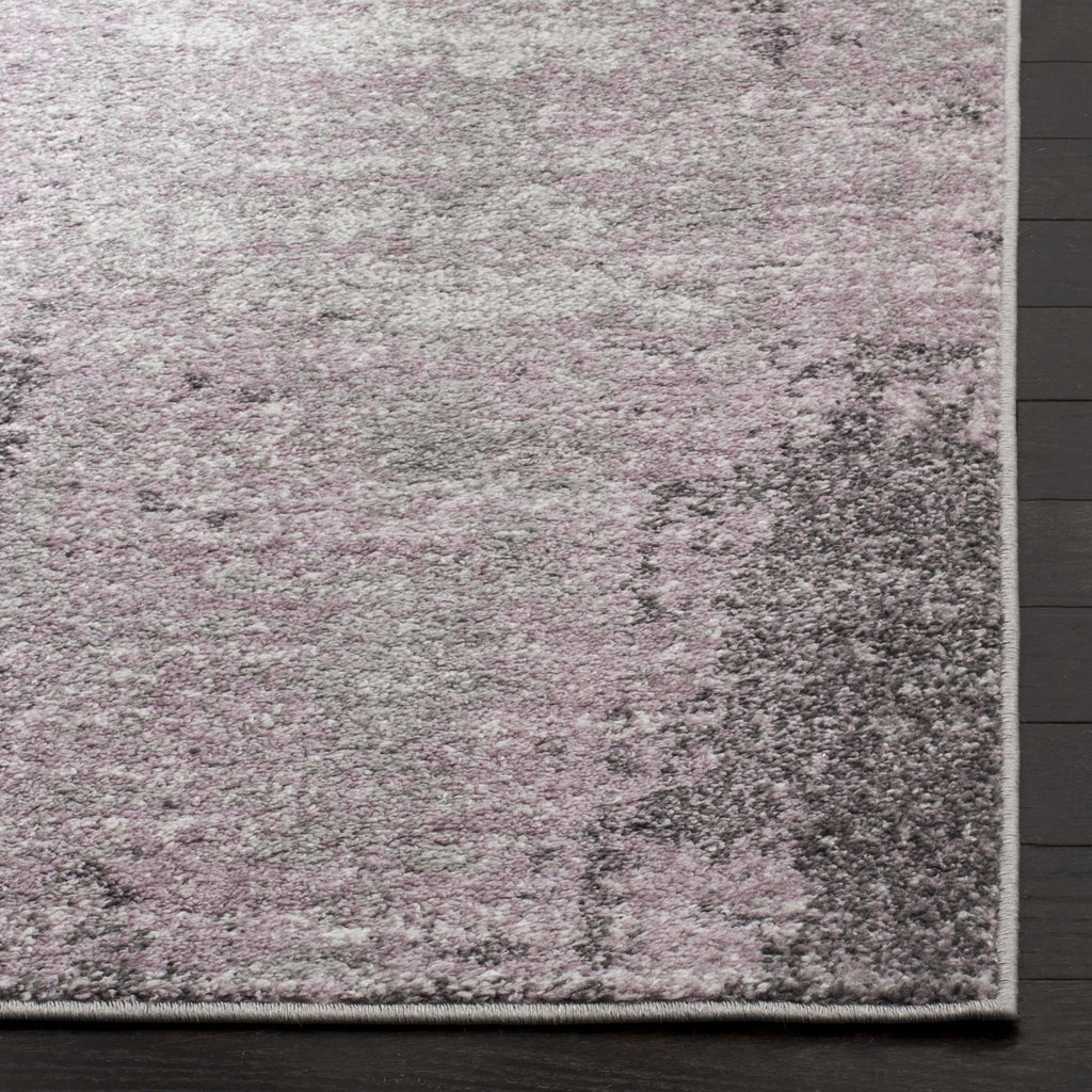 SAFAVIEH Adirondack Collection Accent Rug - 2'6" x 4', Light Grey & Purple, Modern Abstract Design, Non-Shedding & Easy Care, Ideal for High Traffic Areas in Entryway, Living Room, Bedroom (ADR130M)