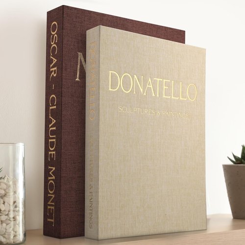 Decorative Books | Set of 2 Faux Books with Secure Magnet Closure for Home Decor & Photo Storage