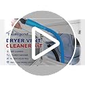 Sealegend Dryer Vent Cleaner Kit with Vacuum Hose Attachment & Brush - Blue