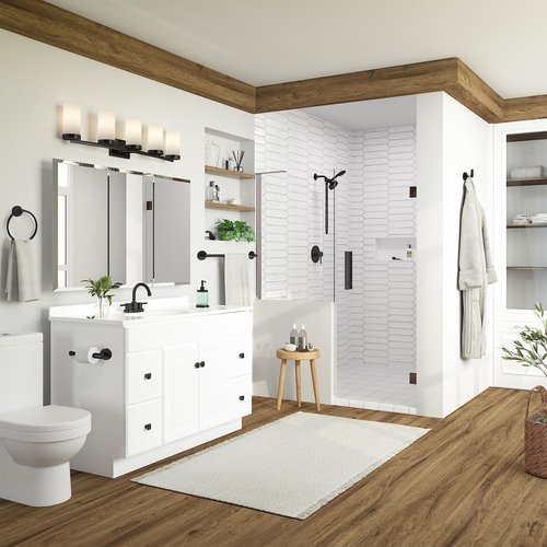 Design House 558197 Kassel Transitional Toilet Paper Holder for Bathroom Polished Chrome