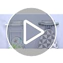 LOXSUN Stainless Steel Ironing Board Hanger - Wall Mount for T & Y Leg
