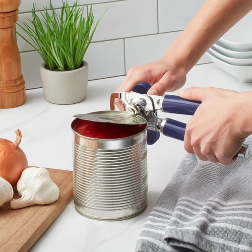KitchenAid Classic Can Opener - Multifunctional Bottle Opener in Cobalt Blue, 8.34-Inch
