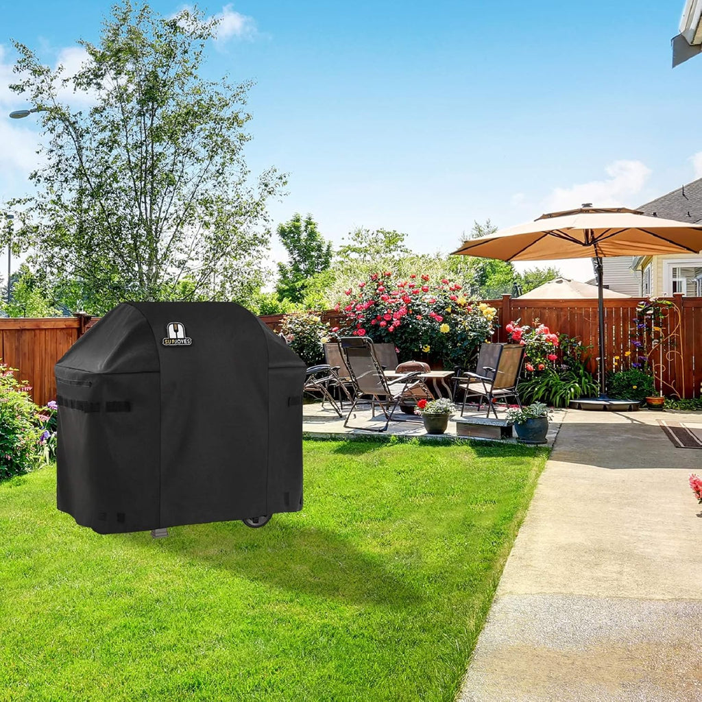 SUPJOYES Gas Grill Cover - Heavy Duty Waterproof Protection for Weber Spirit II 310 | 51 Inch