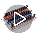 BTremary 3-Pack Clear Acrylic Nail Polish Organizer Shelf Rack - Holds 36 Bottles