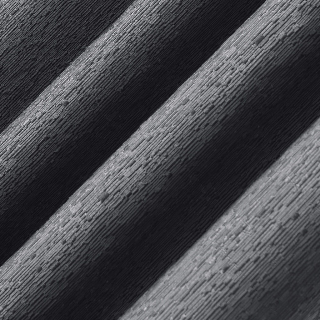 Sun Zero Noir Dimensional Thermal Extreme Total Blackout Grommet Curtain Panel, 52" x 84", Charcoal Gray