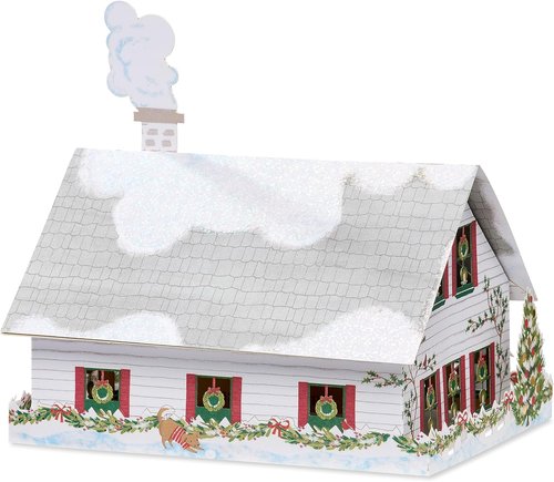 American Greetings Magic Moments Christmas Decoration - Charming Winter House Design