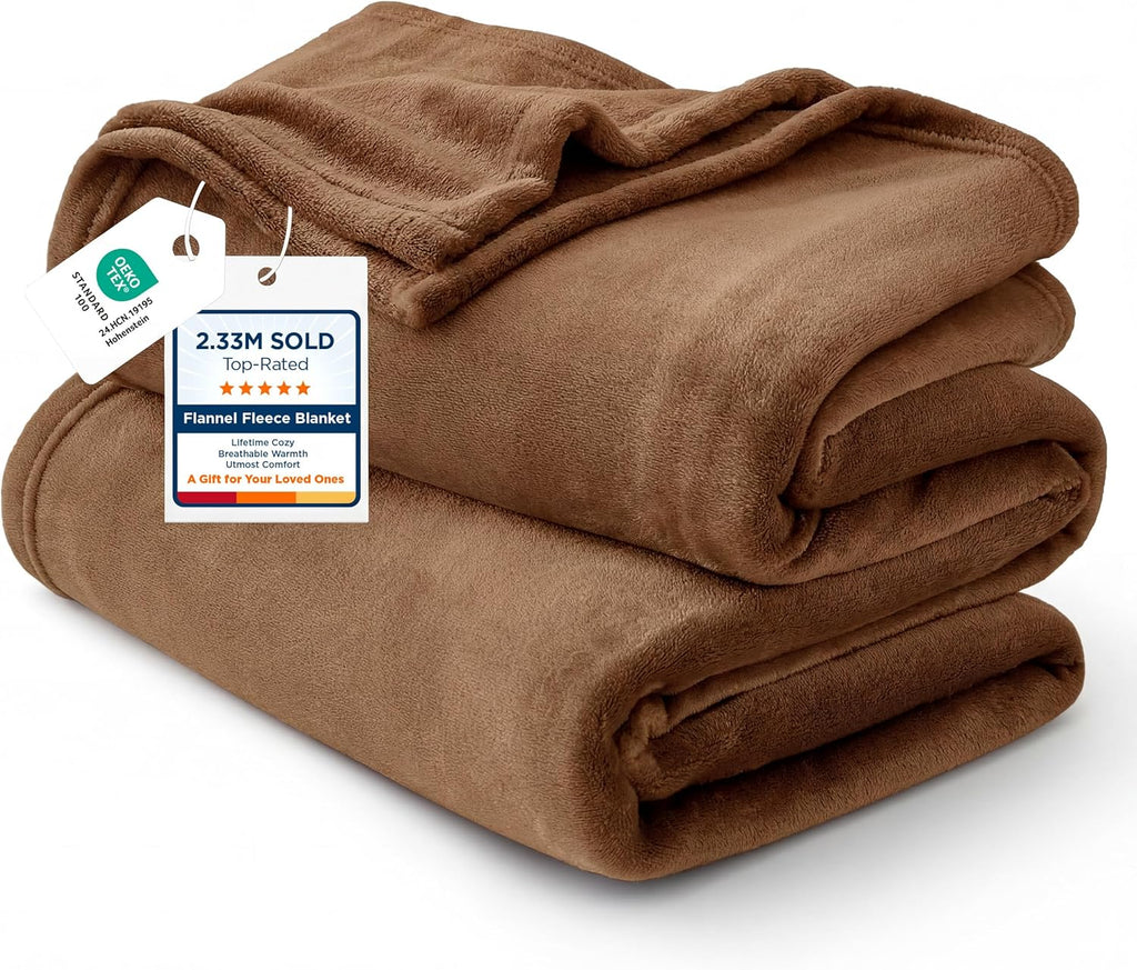 Bedsure GentleSoft King Size Fleece Blanket - Soft, Lightweight, Plush & Cozy Microfiber, 108x90 Inches
