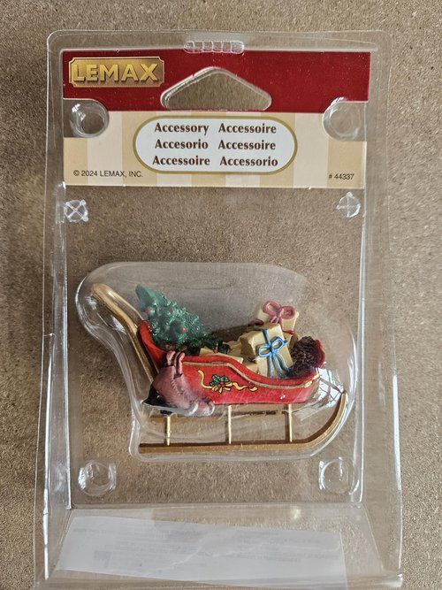 Lemax Vintage Christmas Sleigh Figurine #44337
