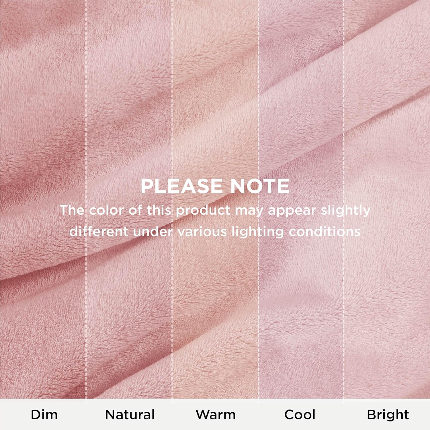 Bedsure GentleSoft Pink Fleece Blanket - Soft, Lightweight Plush Cozy Throw for Bed, Sofa, Travel | 50x70 Inches