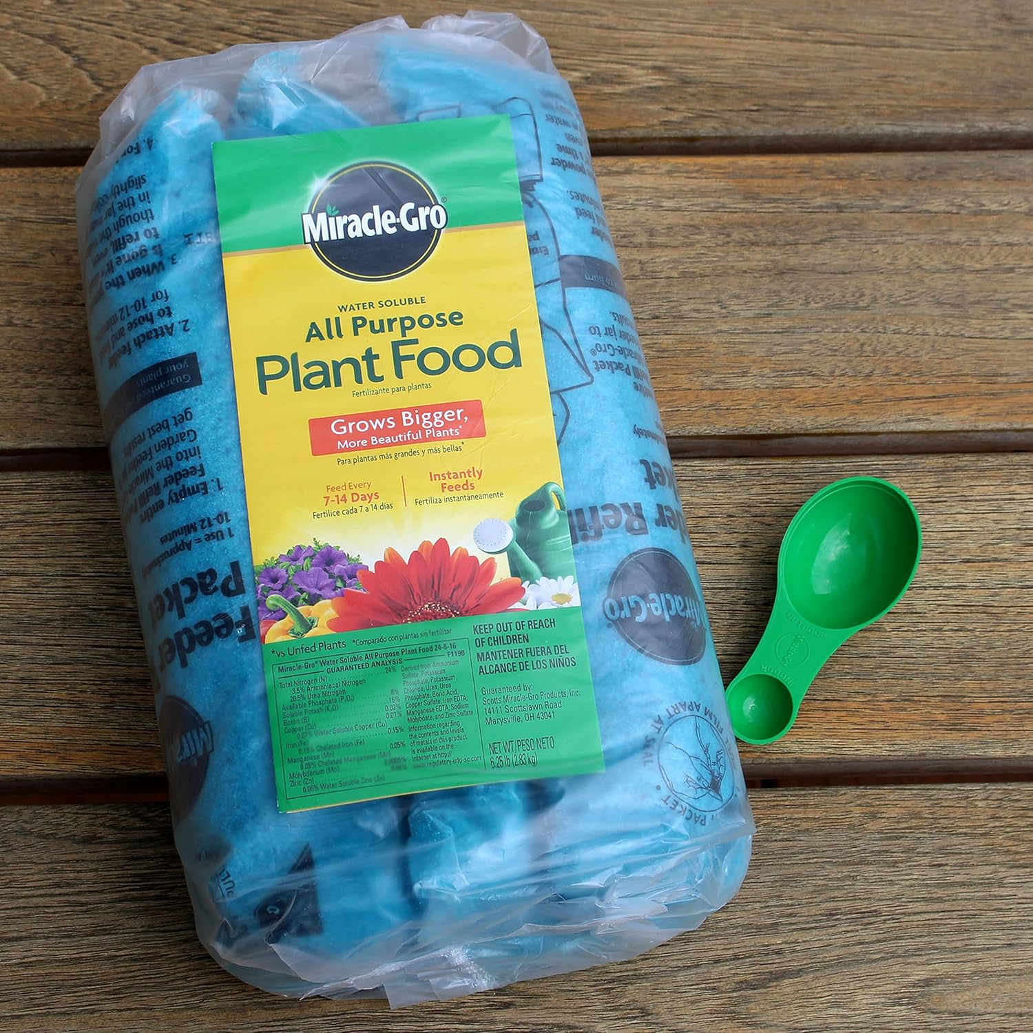 Miracle-Gro All-Purpose Plant Food - Water Soluble Fertilizer for Indoor & Outdoor Plants | 6.25 lbs
