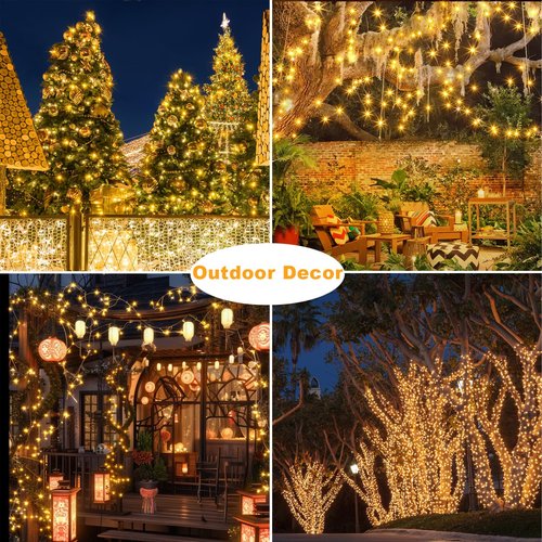 Fairy Lights Battery Operated, 2 Pack 20FT 60 LED Twinkle Lights with Remote Timer, Silver Wire String Lights Mini Fairy Lights for Bedroom Christmas Tree Party Wedding Indoor Outdoor(Warm White)