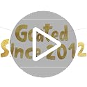 Pre-Strung Gold Glitter Banner for 14th Birthday & Anniversary