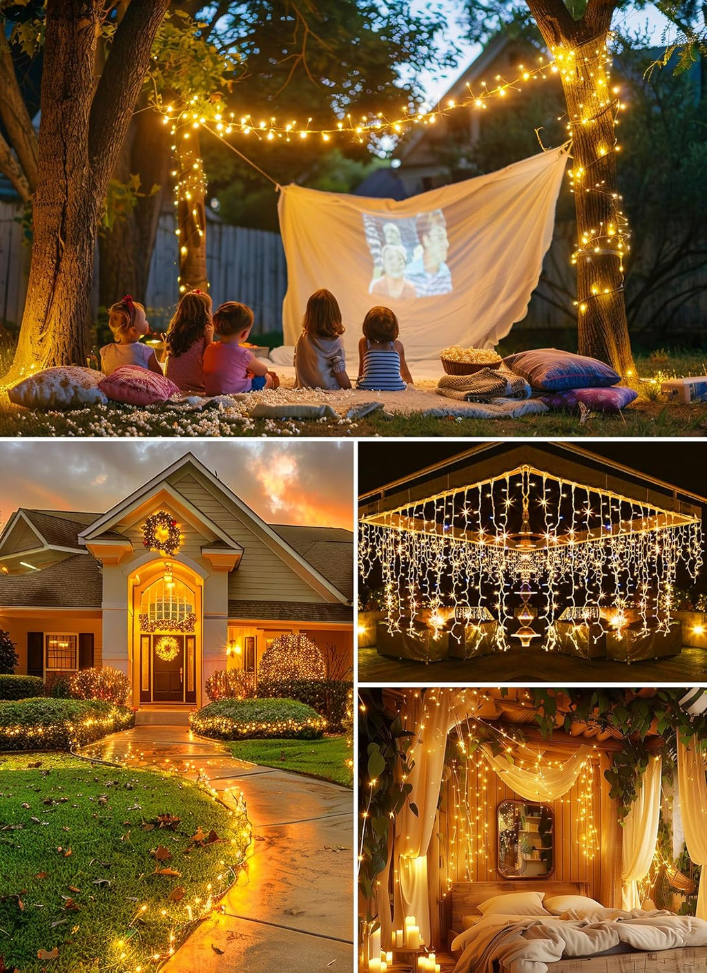 Skiennix Fairy Lights - 5Ft Battery Operated Twinkle Lights with Remote | 60 LEDs Copper Wire for Indoor/Outdoor Decor