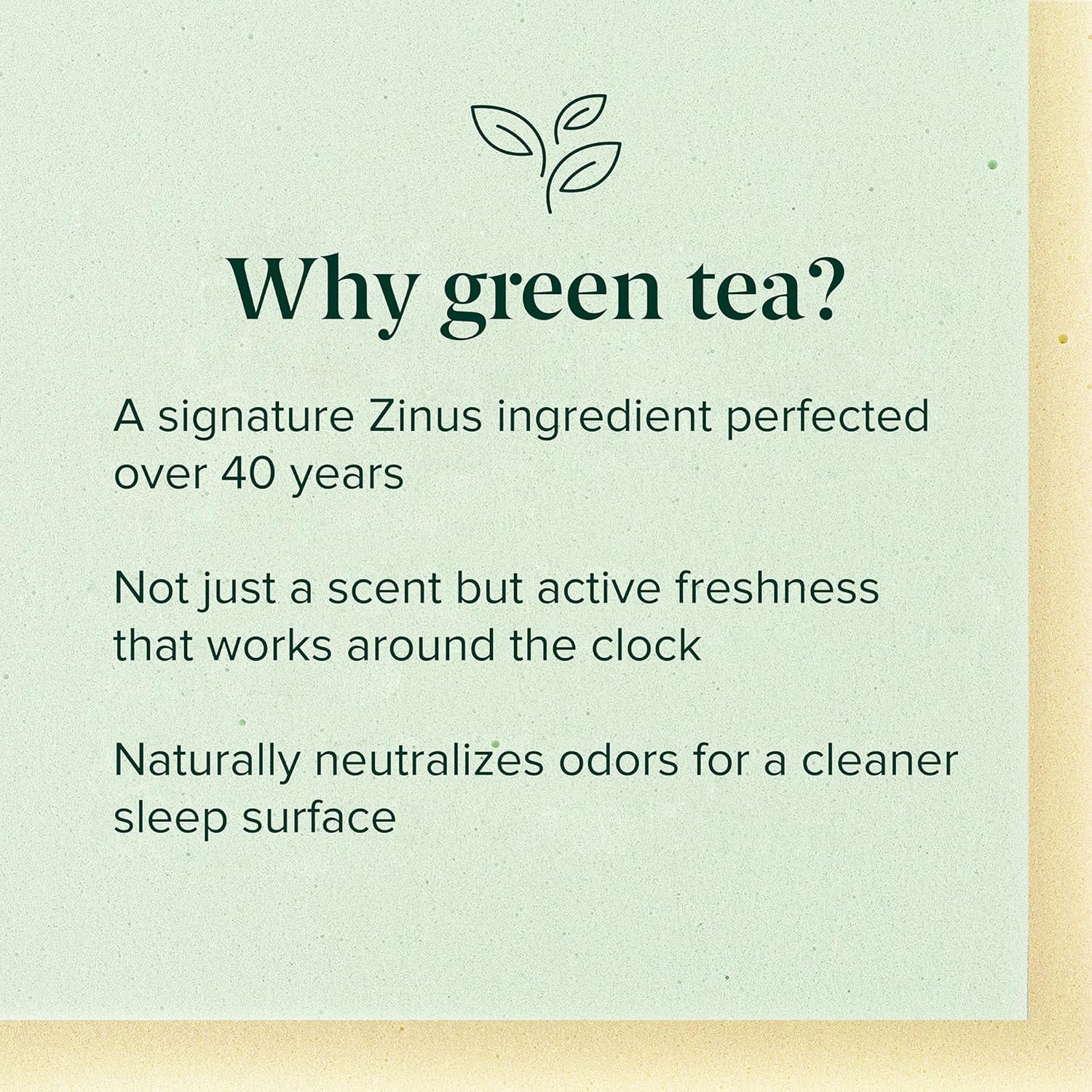 Zinus 10-Inch Full Green Tea Memory Foam Mattress - Medium Firm, Fiberglass Free, Zoned Pressure Relief
