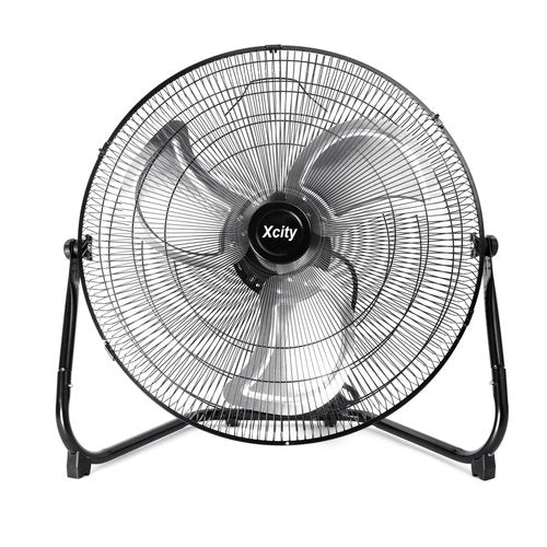 20 Inch Floor Fan, Max 4650 CFM Industrial Fan, 3-speed and 360°Adjustable Tilt, Metal Construction and Aluminum Blades, Ideal for Warehouse, Workshop, Factory, Garage