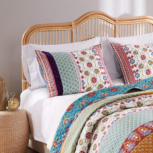 Greenland Home Thalia Pillow Sham, 1 Count, Model GL-1606AKS, King 20x36-inch, Tango