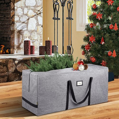 BALEINE Christmas Tree Storage Bag - 7.5 ft Capacity & Soft Wrapping Paper Organizer
