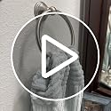 Brushed Nickel Towel Ring for Bathroom - 1 Pack Stainless Steel Holder
