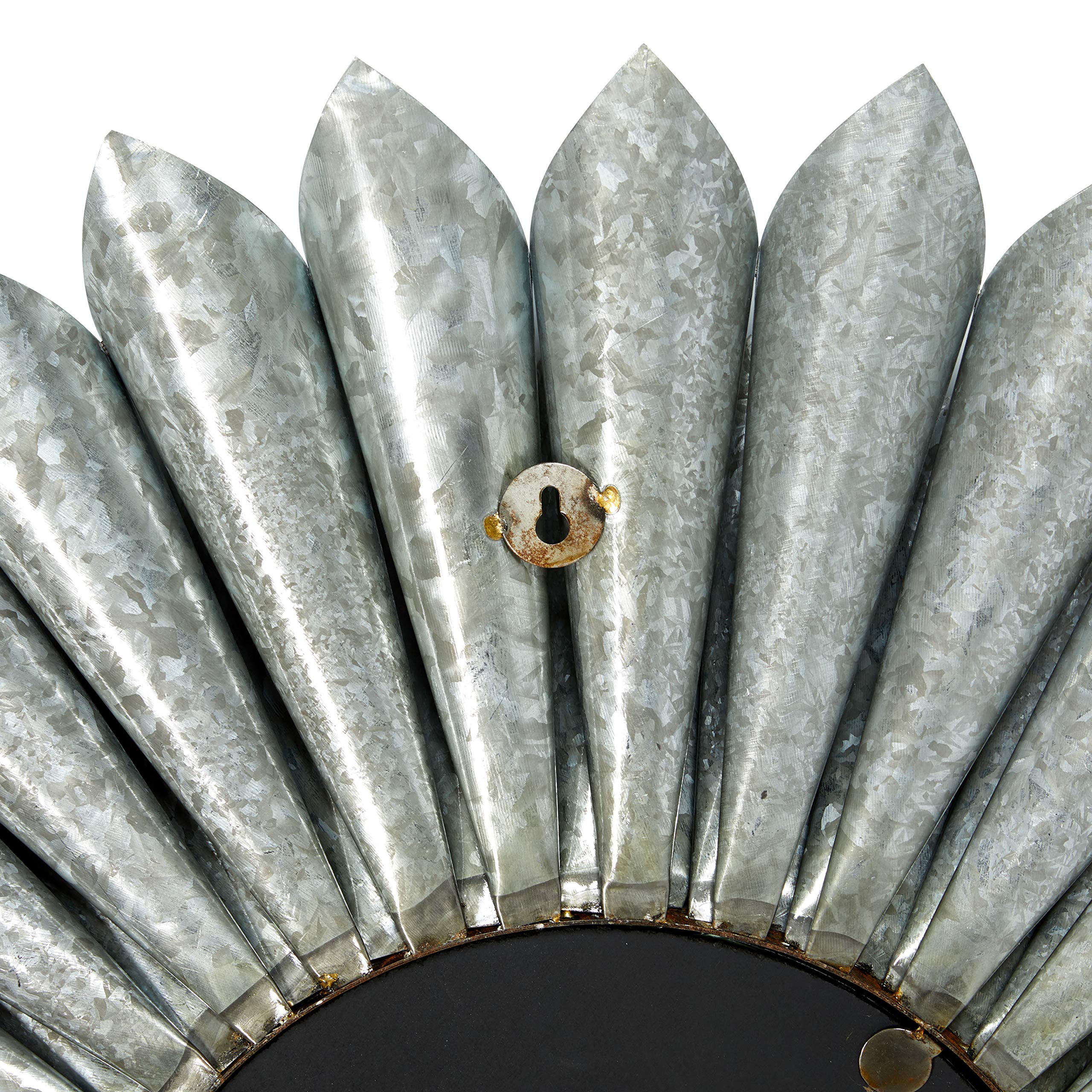 Deco 79 Multi Colored Contemporary Metal Wall Mirror, 32 x 32