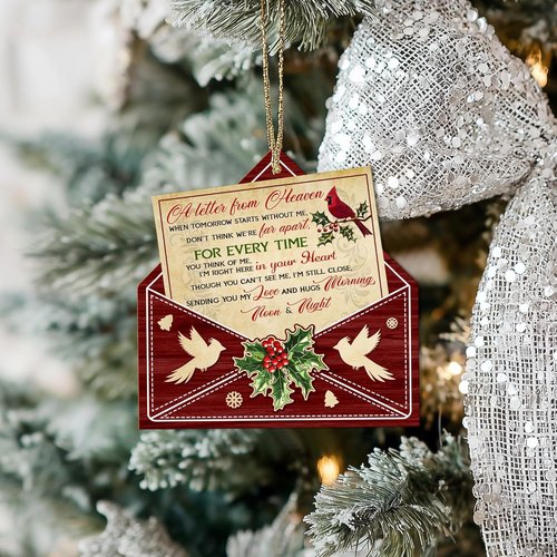 Hyturtle Memorial Christmas Ornament 2025 - Cardinal Tree Decoration for Loved Ones | Sympathy Keepsake
