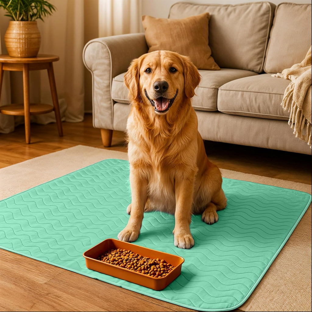 Utopia Bedding Washable Dog Pee Pads - Heavy Absorbency Incontinence Bed Pads | 34" x 36" (Pack of 4) - Waterproof for Pets & Adults
