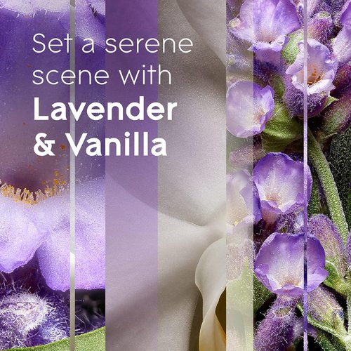 Glade PlugIns Refills Air Freshener - Lavender & Vanilla Scented Essential Oils | 6.7 Fl Oz, 10 Count