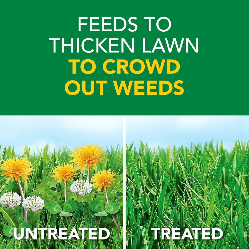 Scotts Turf Builder Weed and Feed 5 - Powerful Weed Killer & Lawn Fertilizer for 12,000 sq. ft.