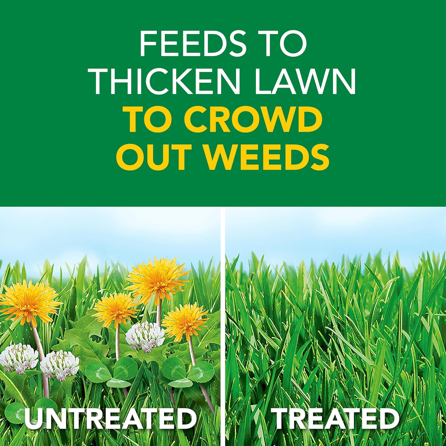 Scotts Turf Builder Weed and Feed 5 - Powerful Weed Killer & Lawn Fertilizer for 12,000 sq. ft.