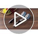 SetSail Dish Brush Set - 2 Pack with Built-In Scraper & Non-Slip Handle
