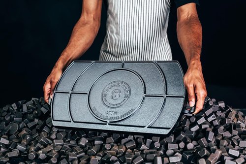 Lodge Blacklock Cast Iron Double Burner Griddle - Triple Seasoned for Indoor & Outdoor Cooking | 10" x 20" Size