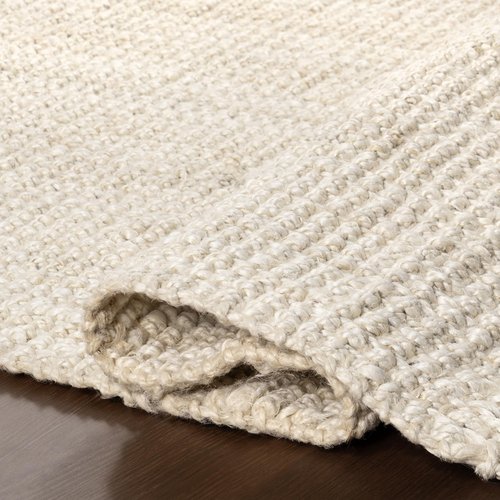 Nuloom Daniela Off-White, 2'6" x 6', Handmade, Jute, Tassel, Soft and Textured, High Traffic, Stain Resistant, Easy Clean, Durable Runner for Bedroom, Living Room, Dining Space, Foyer, Entryway