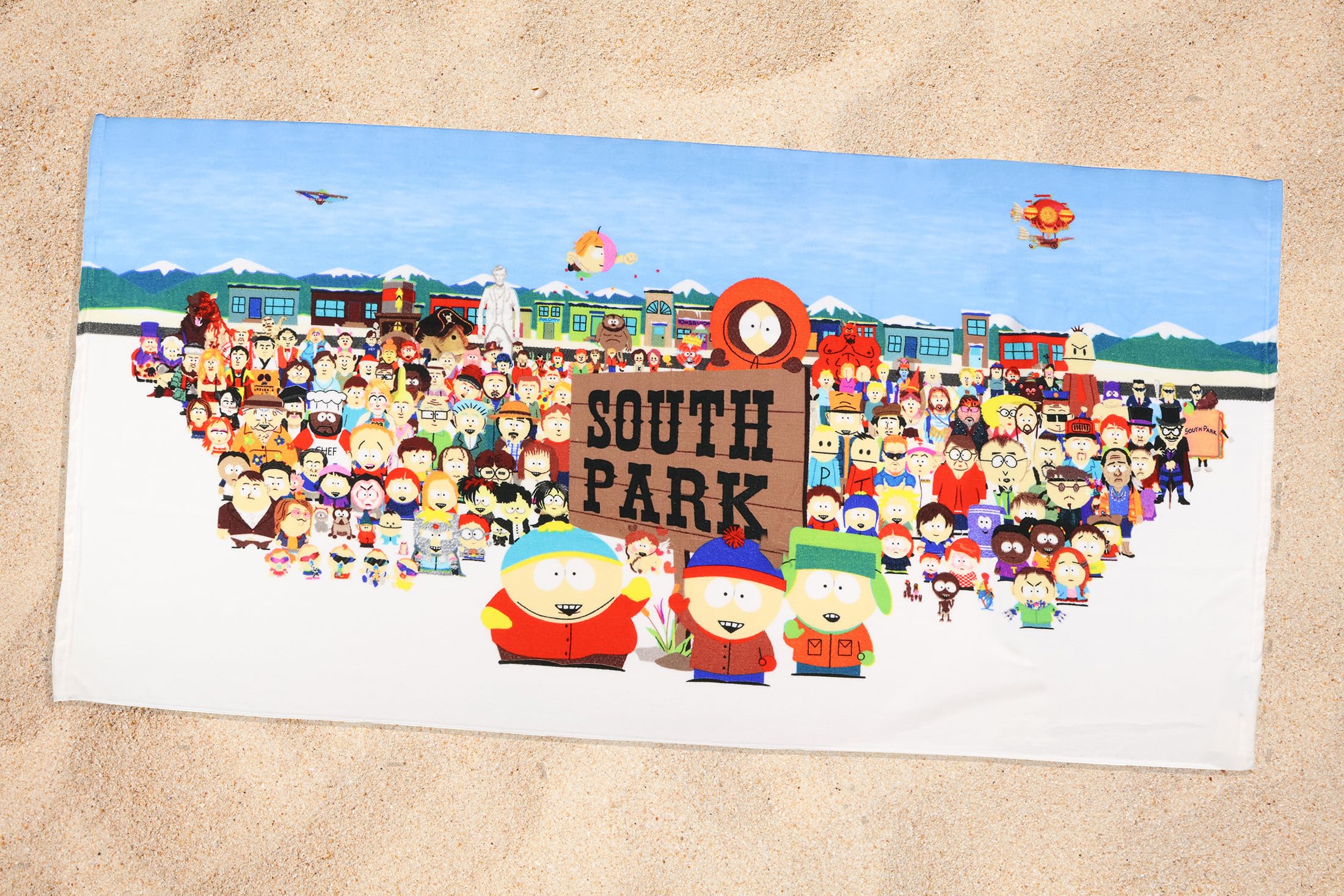 Northwest South Park Beach Towel Eric Stan Kyle Kenny Characters 30"x60"