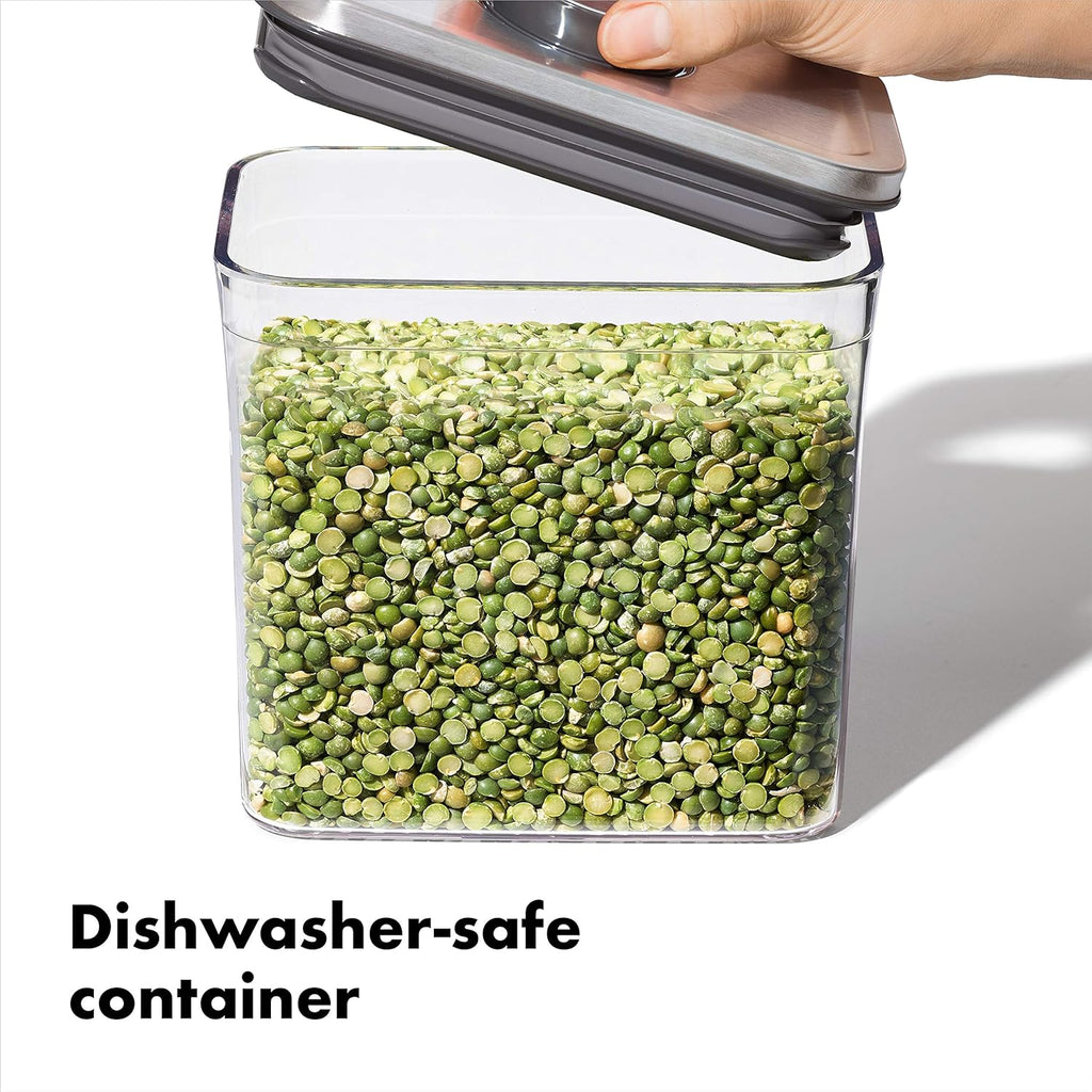 OXO STL Pop Small Square Mini Container - 0.4 QT | Airtight Food Storage Solution