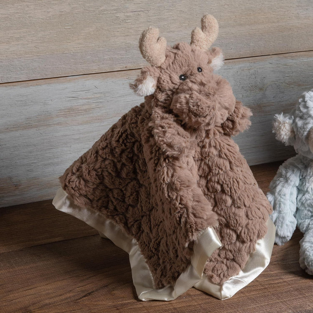 Mary Meyer Baby Lovey Putty Security Blanket - Soft Moose Stuffed Animal Toy for Newborns & Toddlers | 13 x 13 Inches