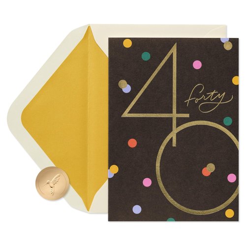 Papyrus 40th Birthday Card for Women, Perfect for Friends or Daughter (Best Decade Yet)