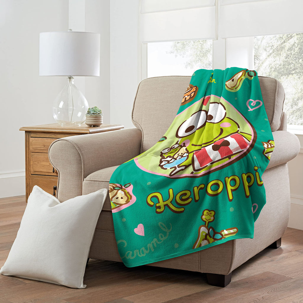 Northwest My Melody Micro Raschel Throw Blanket, 46" x 60", Pears Please
