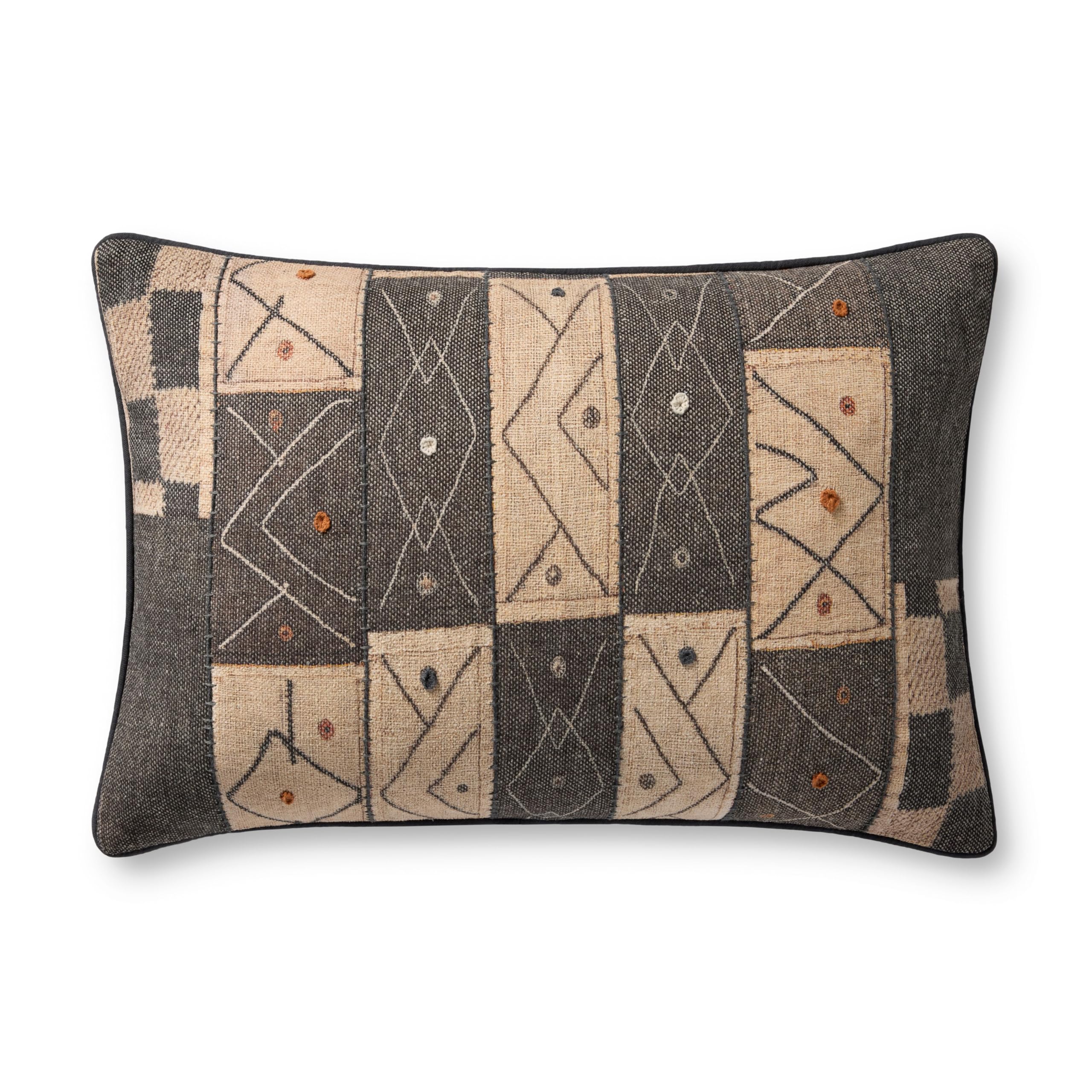 Loloi II Collection PLL0181 Multi 16'' x 26'' Cover w/Down Pillow