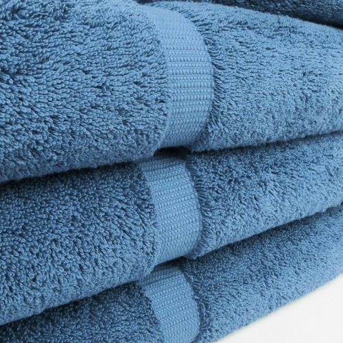 Chakir Turkish Linens | Luxury 100% Cotton Turkish Towels - Soft, Absorbent, Extra Large (30x60 Inches, Set of 4 - Wedgewood)