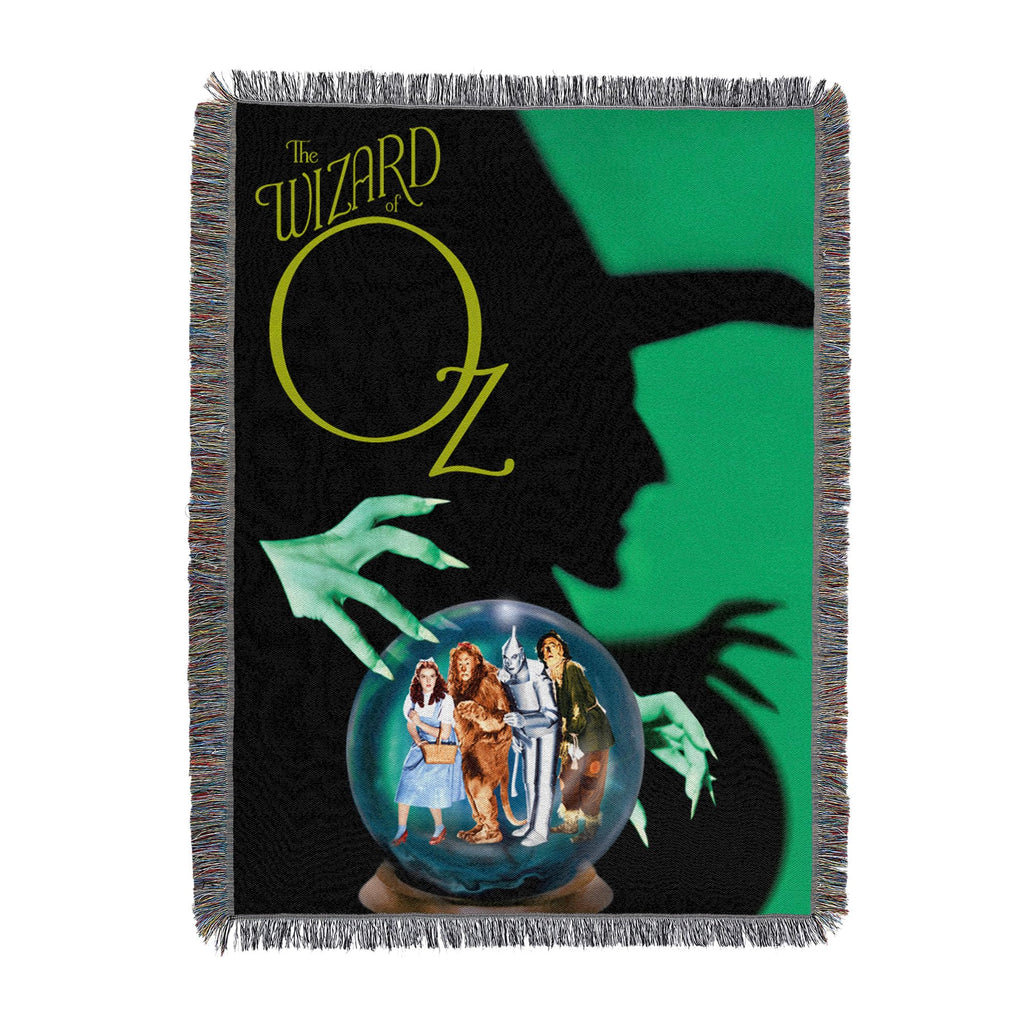 Northwest Wizard of Oz Woven Tapestry Throw Blanket, 48" x 60", Expecting Company